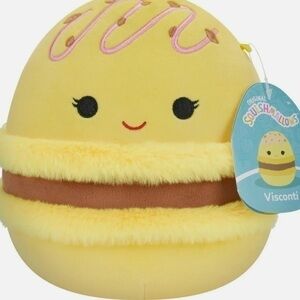 Original Squishmallow Visconti The Lemon & Chocolate Macaron  NWT Plush
